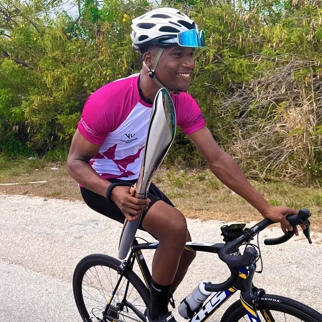 Cayman Cycling Joins the Queen’s Baton Relay